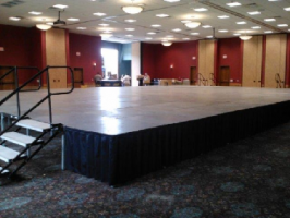 Stages, draping & other expo rentals for ceremonies, conventions & concerts.