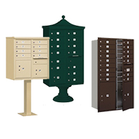 4C Horizontal Mailboxes, Pedestal Mailboxes and Cluster Box Units for all your Commercial US Postal Needs
